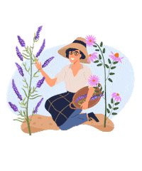 Dervital natural lavanda dervital rancho la paz Sticker