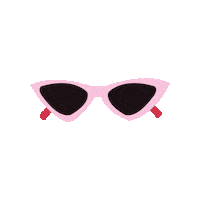 Pink Glasses Sticker
