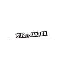 Surfboards Built By Surfers Sticker by Pyzel Surfboards