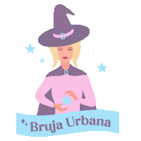 Cosmicabyjosefina bruja haloween josefina cosmica Sticker