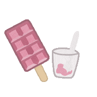 Pink Icecream Sticker by Politopia Ilustraciones