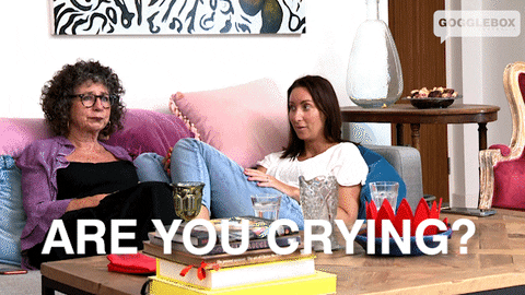 Sad Watching Tv GIF by Gogglebox Australia