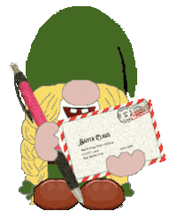 Dear Santa Christmas Sticker