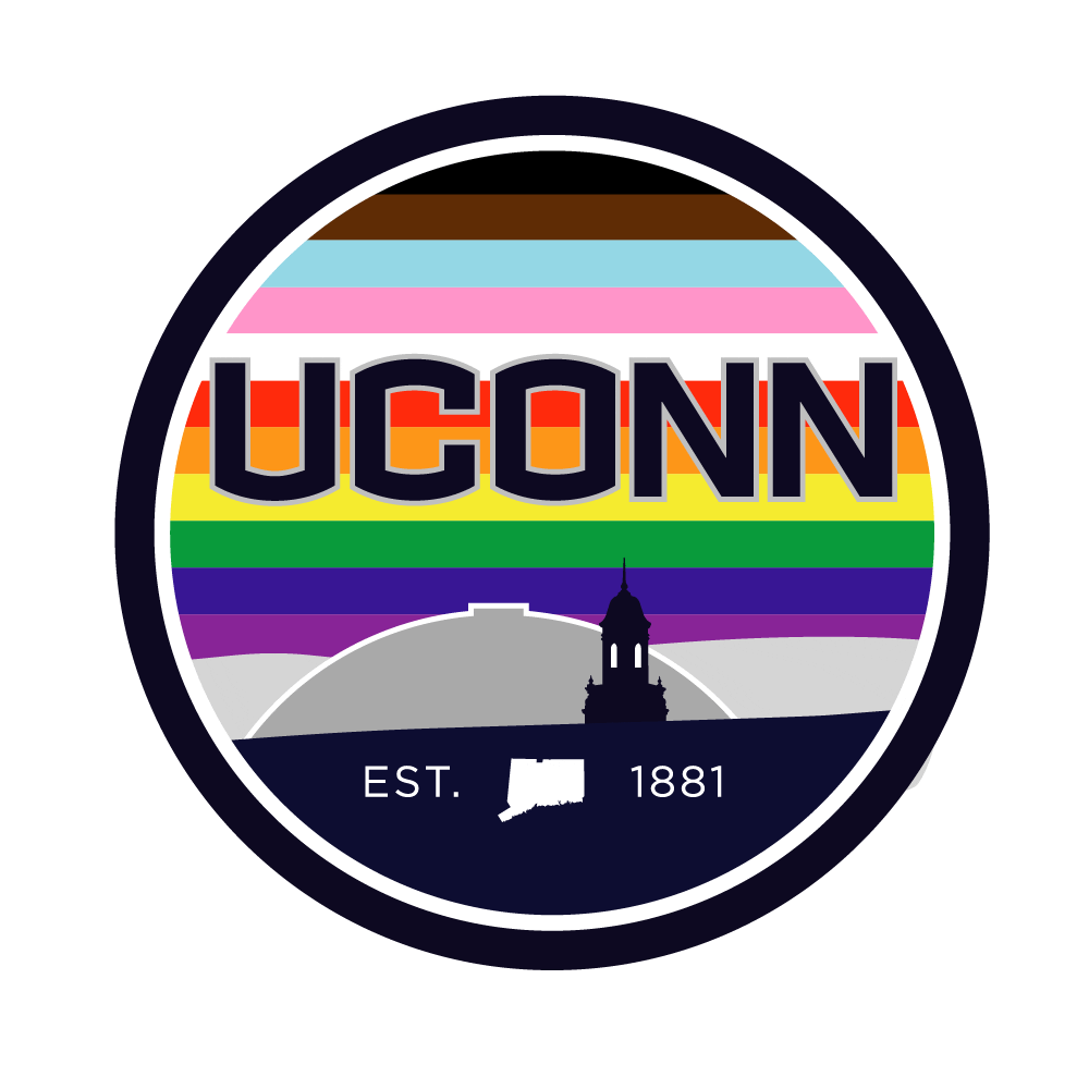 Rainbow Gay Sticker by UConn