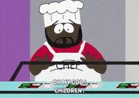 angry chef GIF by South Park 