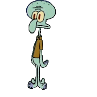 Sad Bob Esponja Sticker