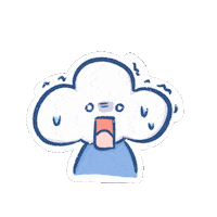 Shocked Sticker by Khayalan Arts