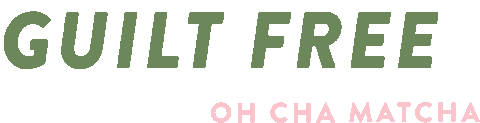 Sugar Free Vegan Sticker by Oh Cha Matcha