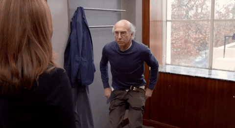 Curb Your Enthusiasm Pants GIF by Samantha