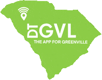 Downtown Greenville Sticker by DT GVL