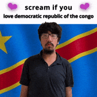 scream if you love democratic republic of congo?