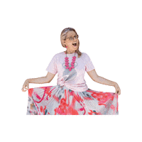 Happy Skirt Sticker by Ruby Olive Online