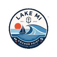 Lake Michigan Sticker by AnchorPointVaca