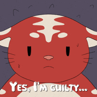 Red Cat Im Guilty GIF by Kitaro World