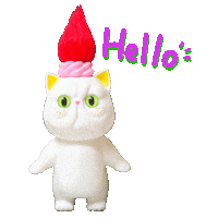 Cat Hello Sticker