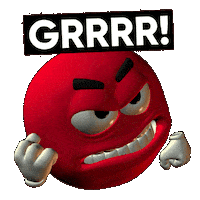 Angry Face Sticker by Die Linke Schwelm