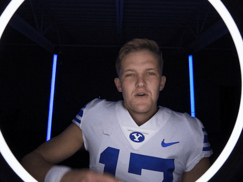 Byu Football Sport GIF by BYU Cougars