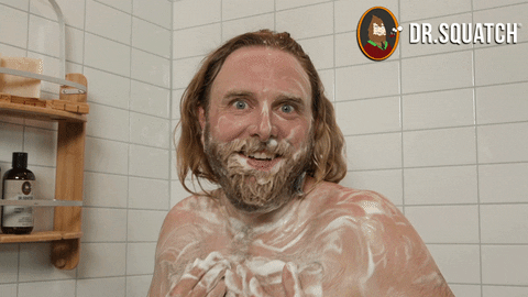 Bend Over Dropping The Soap GIF by DrSquatchSoapCo