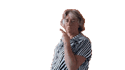 jeanetbathoorn mastermind pointing left woman pointing jeanet bathoorn Sticker