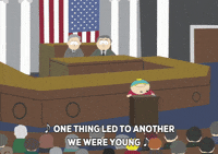 audience speech GIF by South Park 