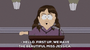 podium talking GIF by South Park 