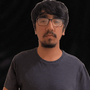 Thinking Pose Adjust Glasses GIF