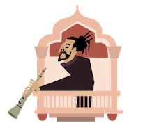 El Caballero Musician Sticker by Puerto Candelaria
