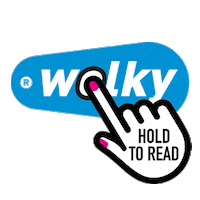 Hold To Read Sticker by Wolkyshop