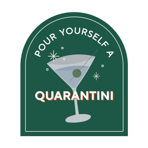 Drinks Quarantine Sticker by Style Theory
