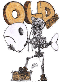 Old School Fish Sticker by Hotspot Design