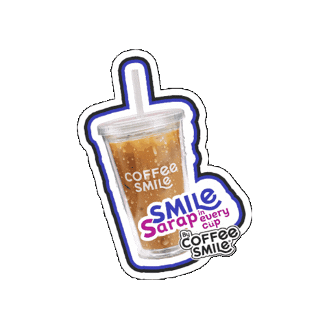 Gardeniaph giphygifmaker icedcoffee kape coffee smile Sticker