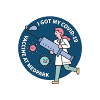 MedPark covid covid19 vaccine covidvaccine Sticker