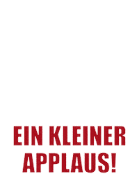 Garde Applause Sticker by Mohrenwaescher