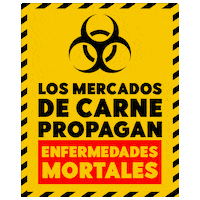 Carne Sticker by PETA
