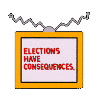 Election 2020 Trump Sticker by #GoVote