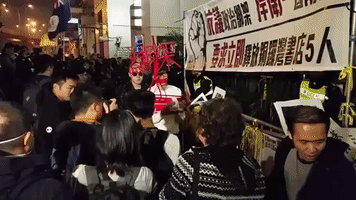 Protests Over Missing Booksellers Reach PRC Liaison Office