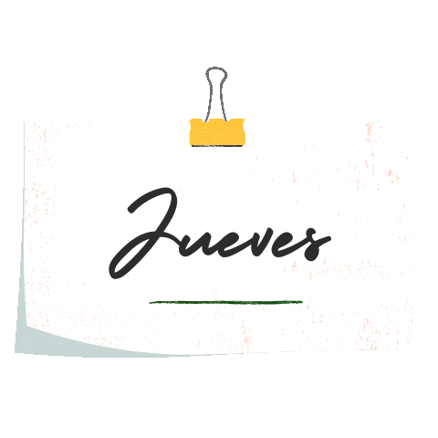 Spanish Thursday Sticker by gabulopez