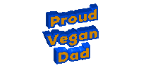 aquafabatestkitchen vegan vegan dad proud vegan dad Sticker