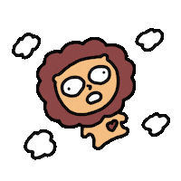Cloud Lion Sticker