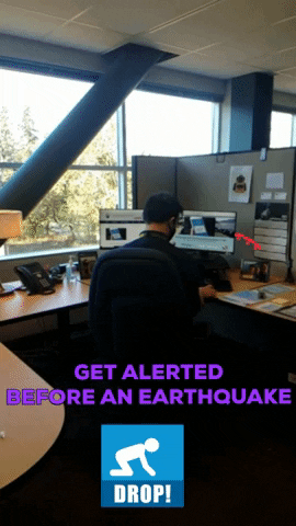 WAEmergencyManagement giphygifmaker giphyattribution protect earthquake GIF