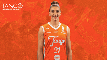 Basketball Shirt GIF by Tango Bourges Basket