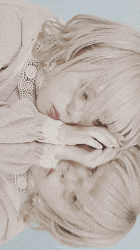 Girl Blink GIF