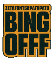 Bingofff Sticker by Zetafonts Type Foundry