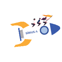 siriusaccelerator business rocket high success Sticker