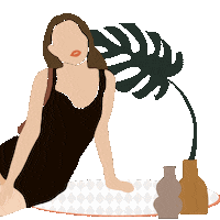 Girl Leave Sticker by Bash Clothing