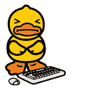 sorry keyboard STICKER by B.Duck