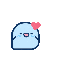 Blobby Love Sticker by Viki