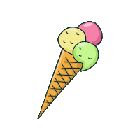 melogo ice cream sommer summer vibes eis Sticker