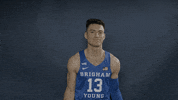 Byu Basketball Gocougs GIF by BYU Cougars