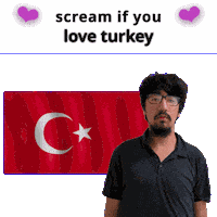 Turkey Flag Sticker